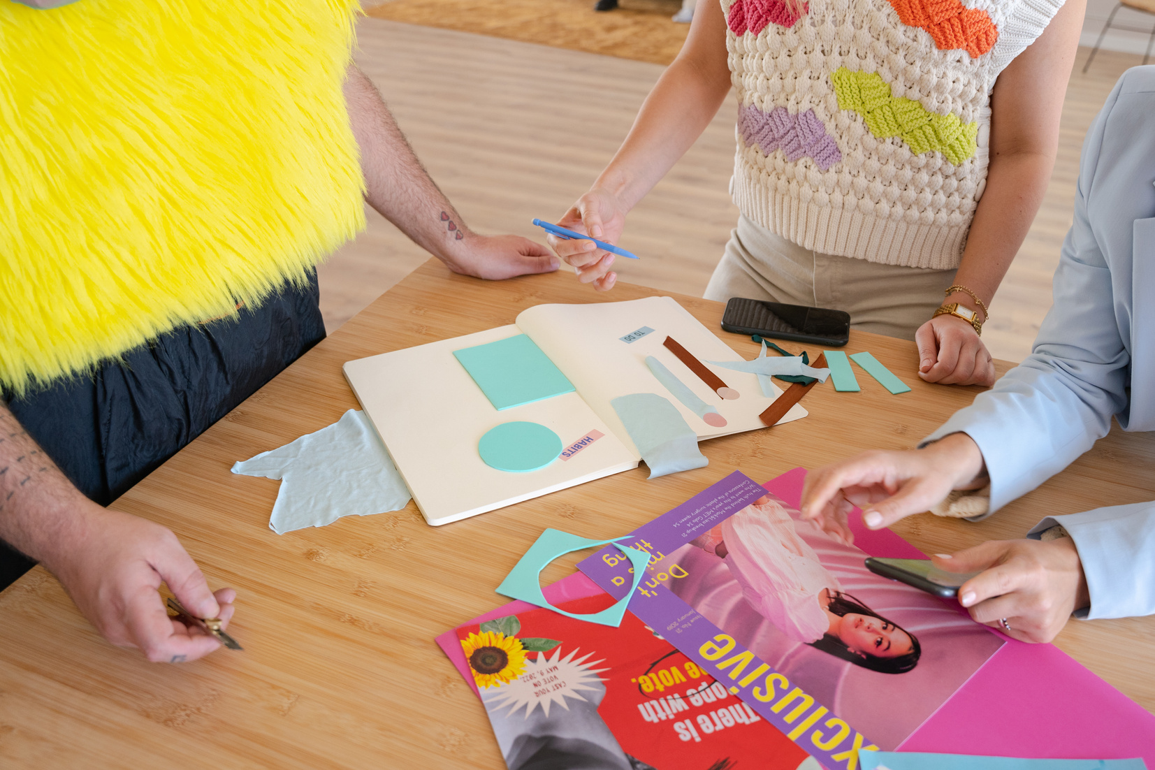 Collaborative Creative Team Team Working on Branding